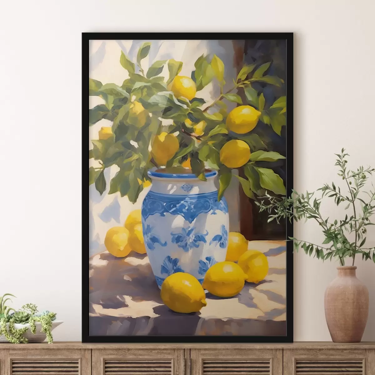 Poster Vaso e limoni f41790