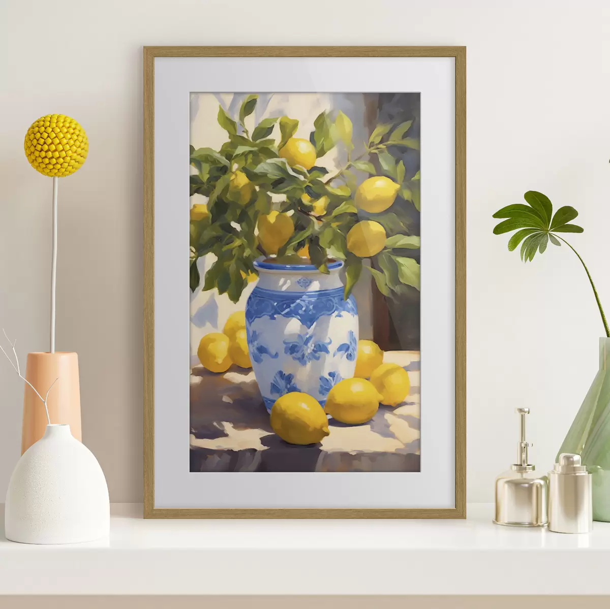 Poster Vaso e limoni f41790