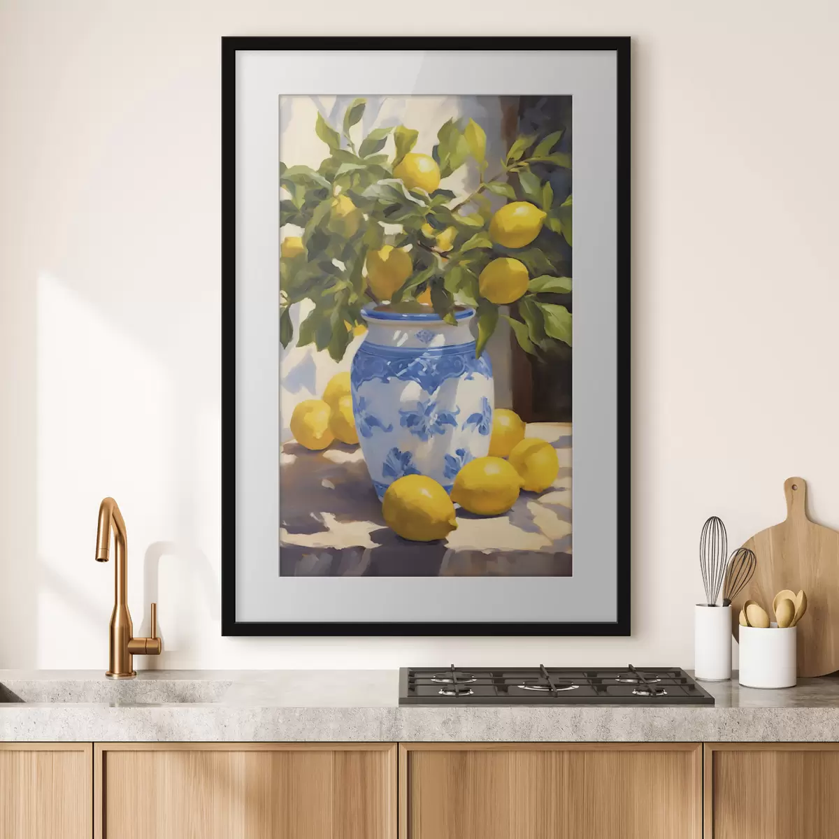 Poster Vaso e limoni f41790