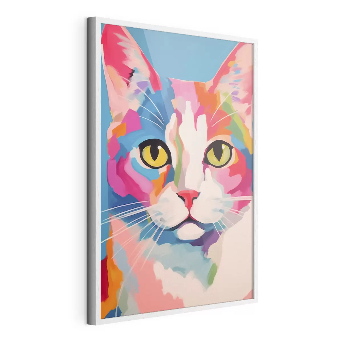 Poster Gatto colorato f41793