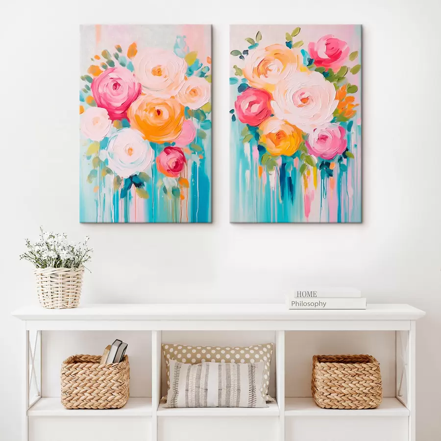 carta da parati Fiori colorati nr. m00394