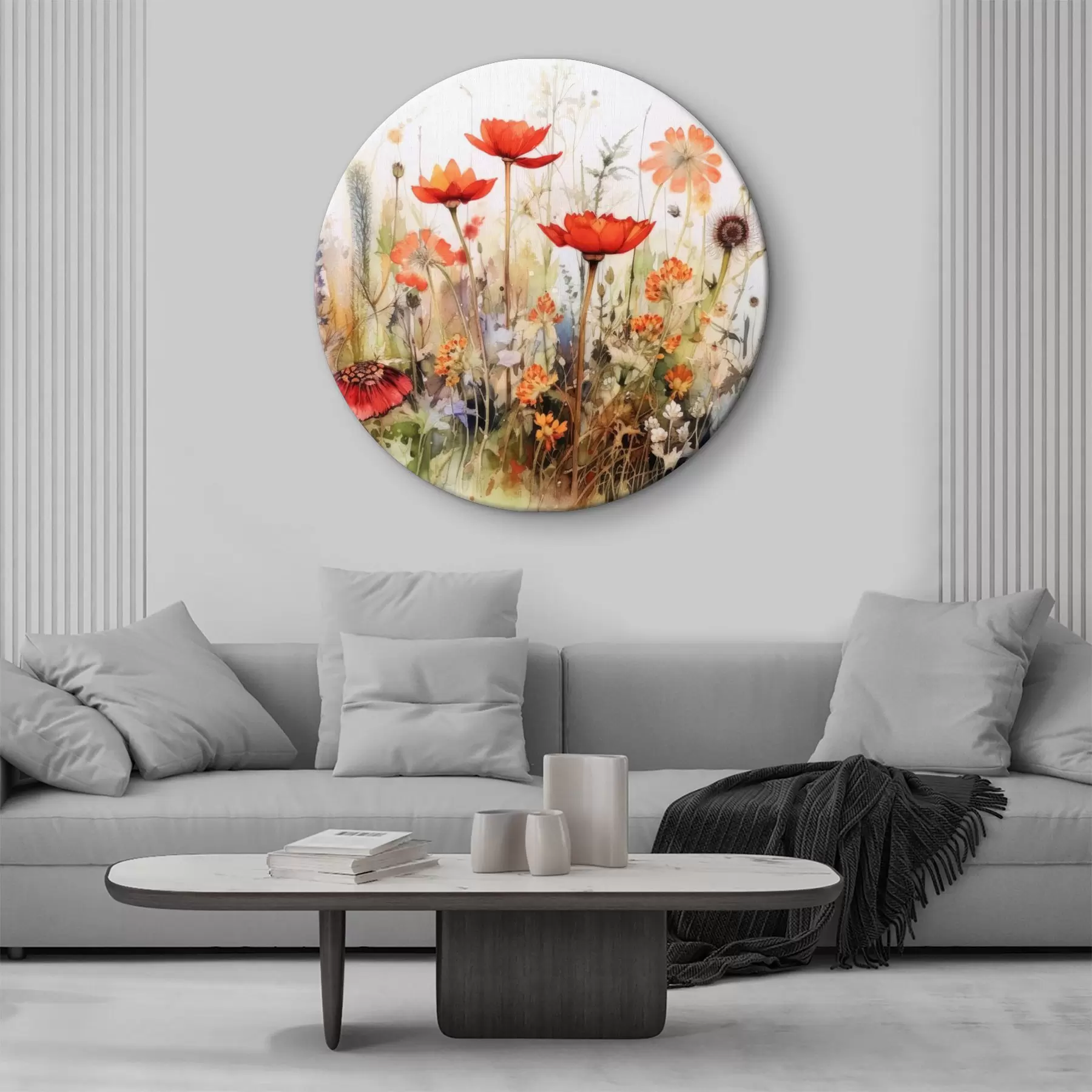 carta da parati Fiore, pianta e pittura nr. r33675