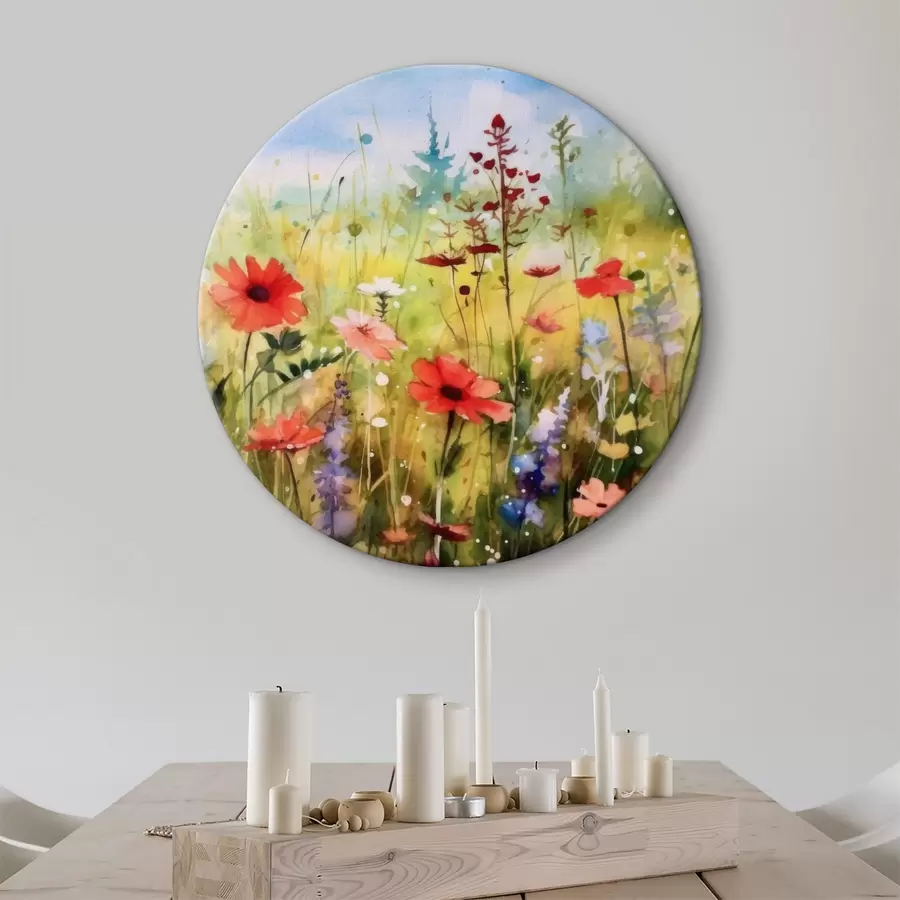 carta da parati Fiore, pianta e nuvola nr. r33680