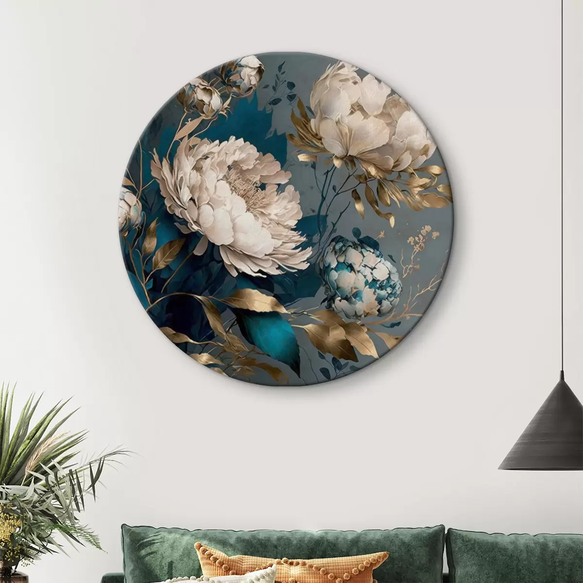 Quadri rotondi Fiori, natura e botanica r33935