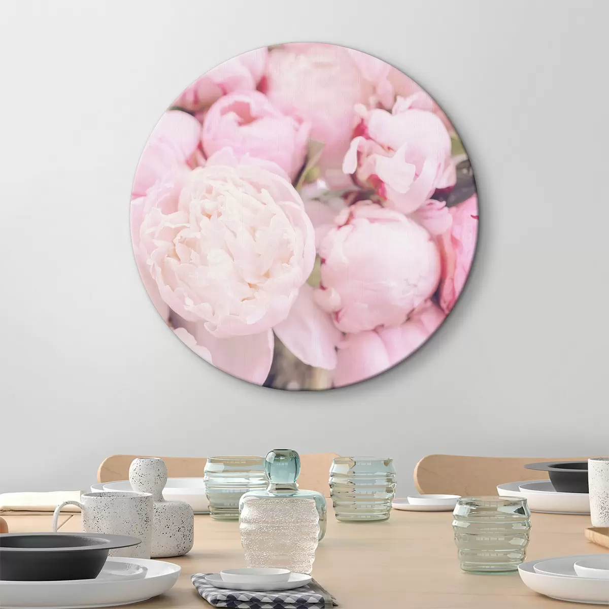 Quadri rotondi Fiore, pianta e petalo r35244