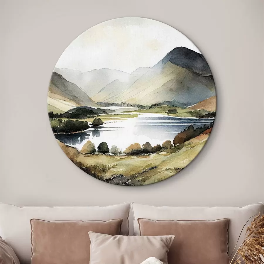 carta da parati Lago in montagna nr. r36018