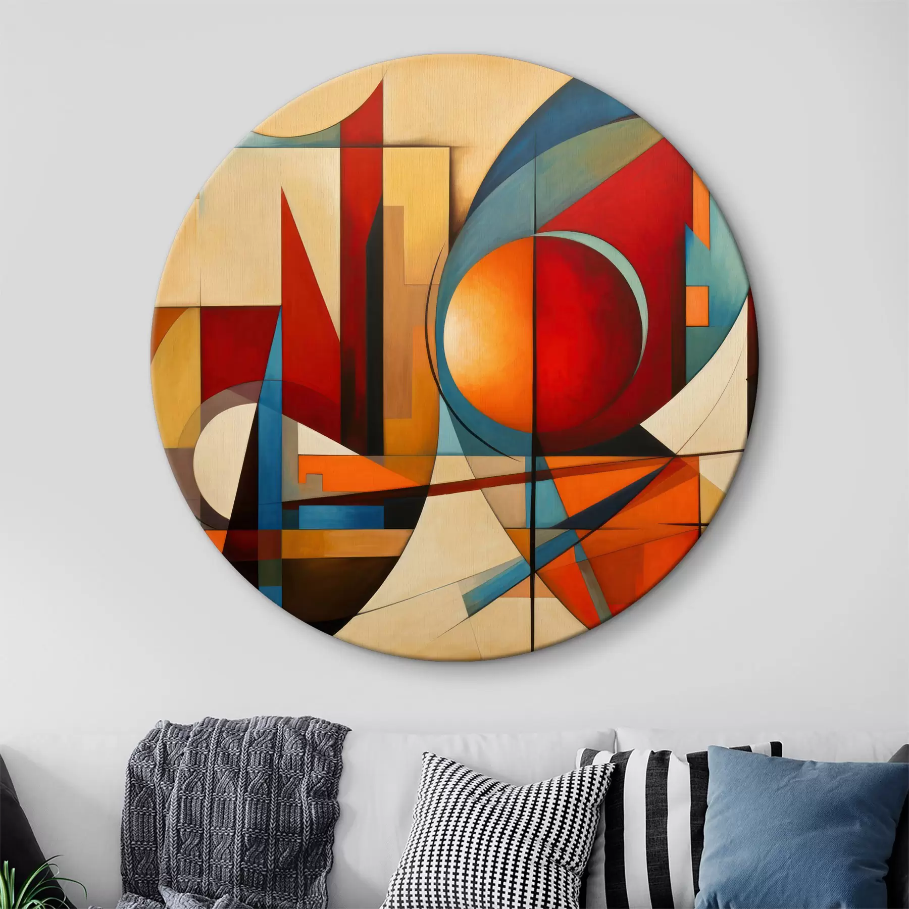 carta da parati Astrazione da forme geometriche nr. r36302