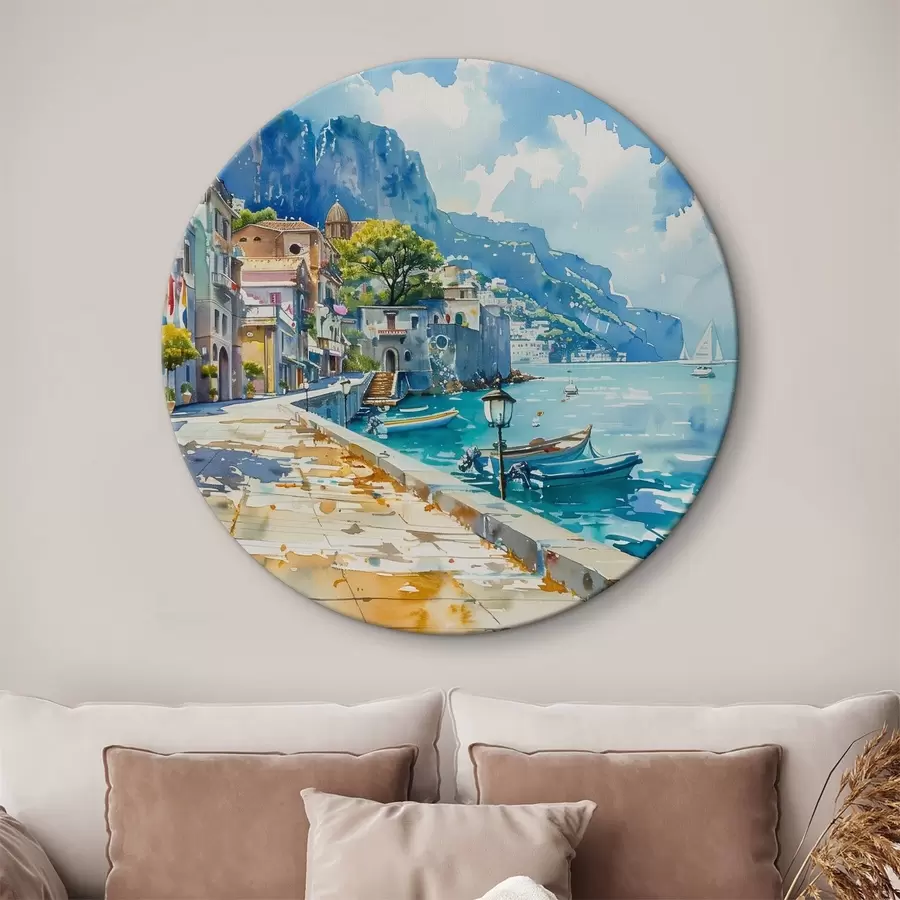 carta da parati Argine in riva al mare nr. r38449