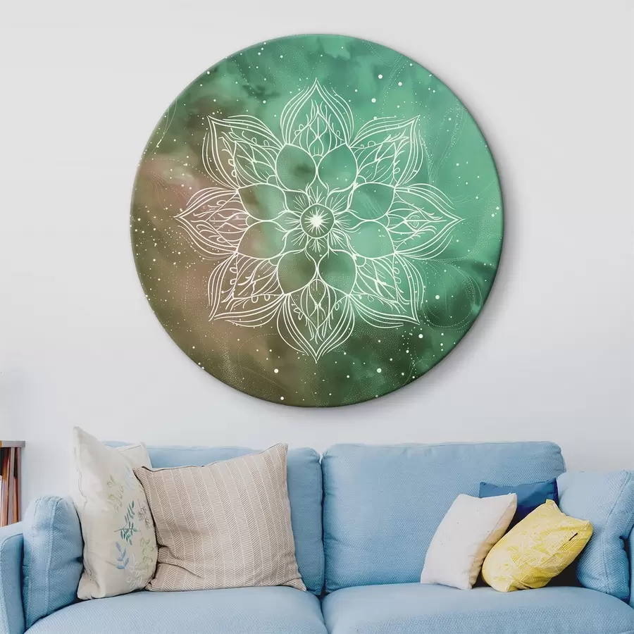 carta da parati Mandala sul fondo dell'acquerello nr. r38530