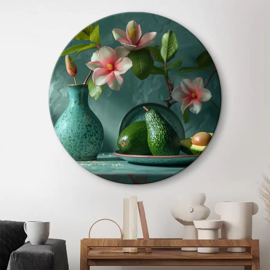 carta da parati Composizione di avocado e giglio nr. r38687