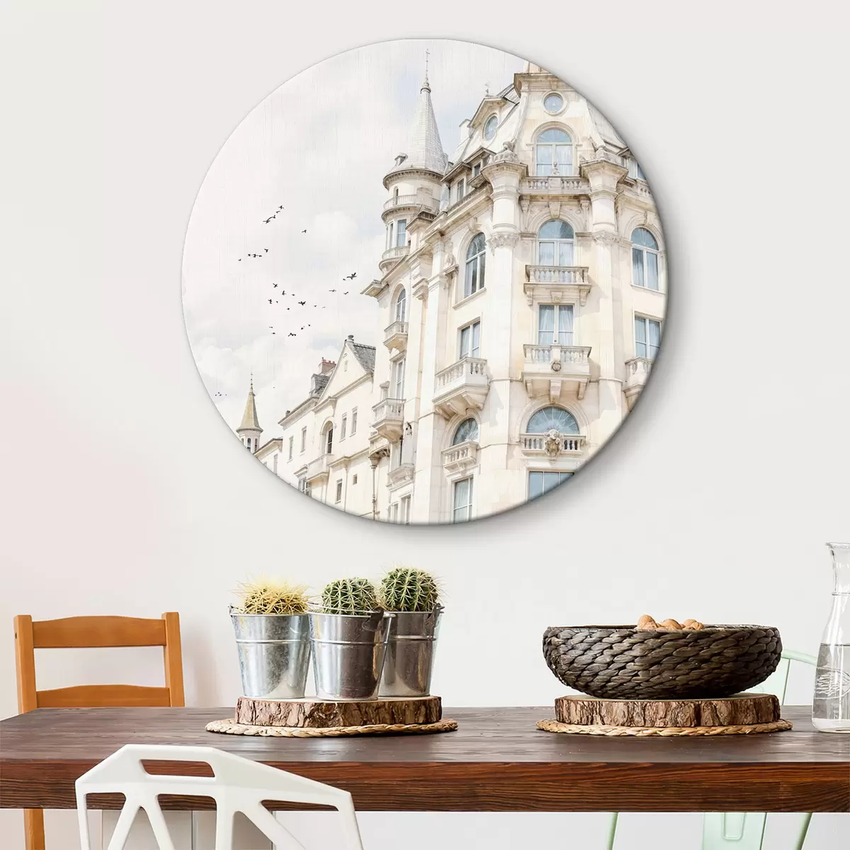 Quadri rotondi Edificio r38902