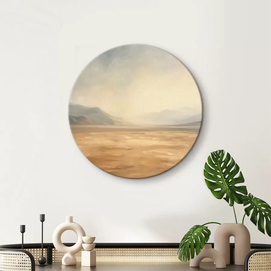 carta da parati Deserto con montagne sullo sfondo un paesaggio tranquillo nr. r39835