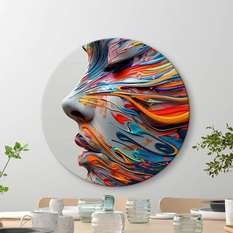 carta da parati Faccia dipinta nr. r40203