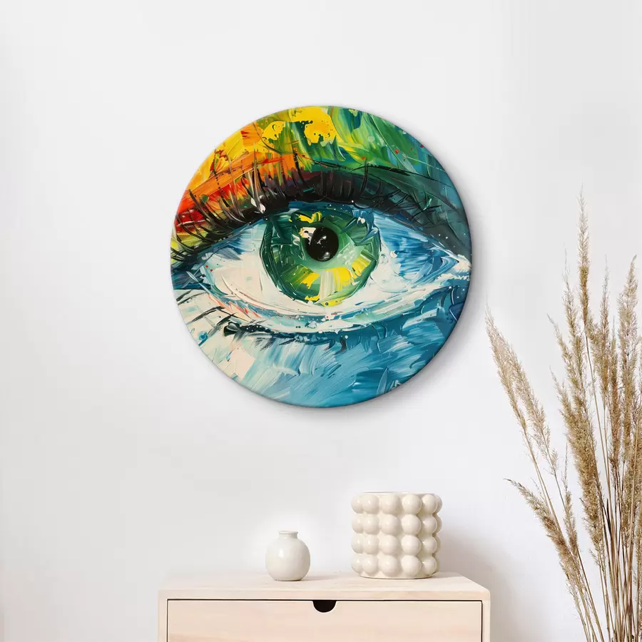 carta da parati Sguardo luminoso, occhi verdi nr. r40365