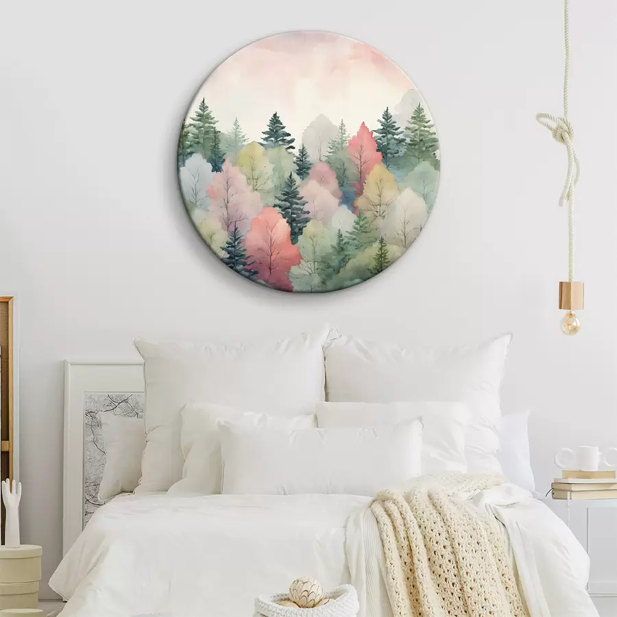 carta da parati Foresta colorata nr. r38055