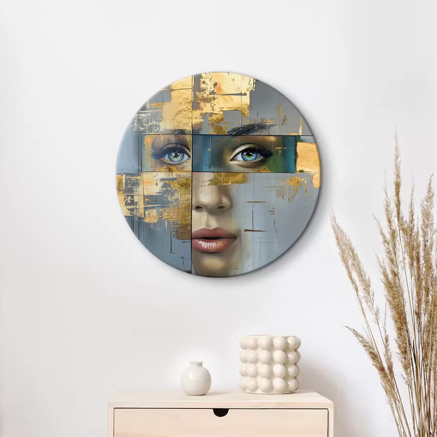 carta da parati ritratto astratto moderno nr. r40240