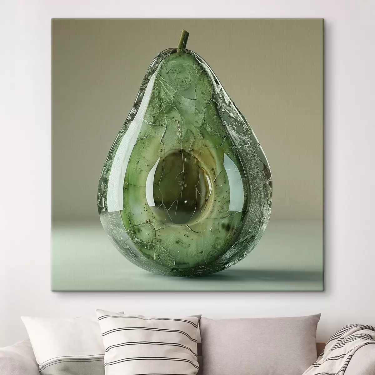 carta da parati Verdure, avocado in vetro nr. s42068