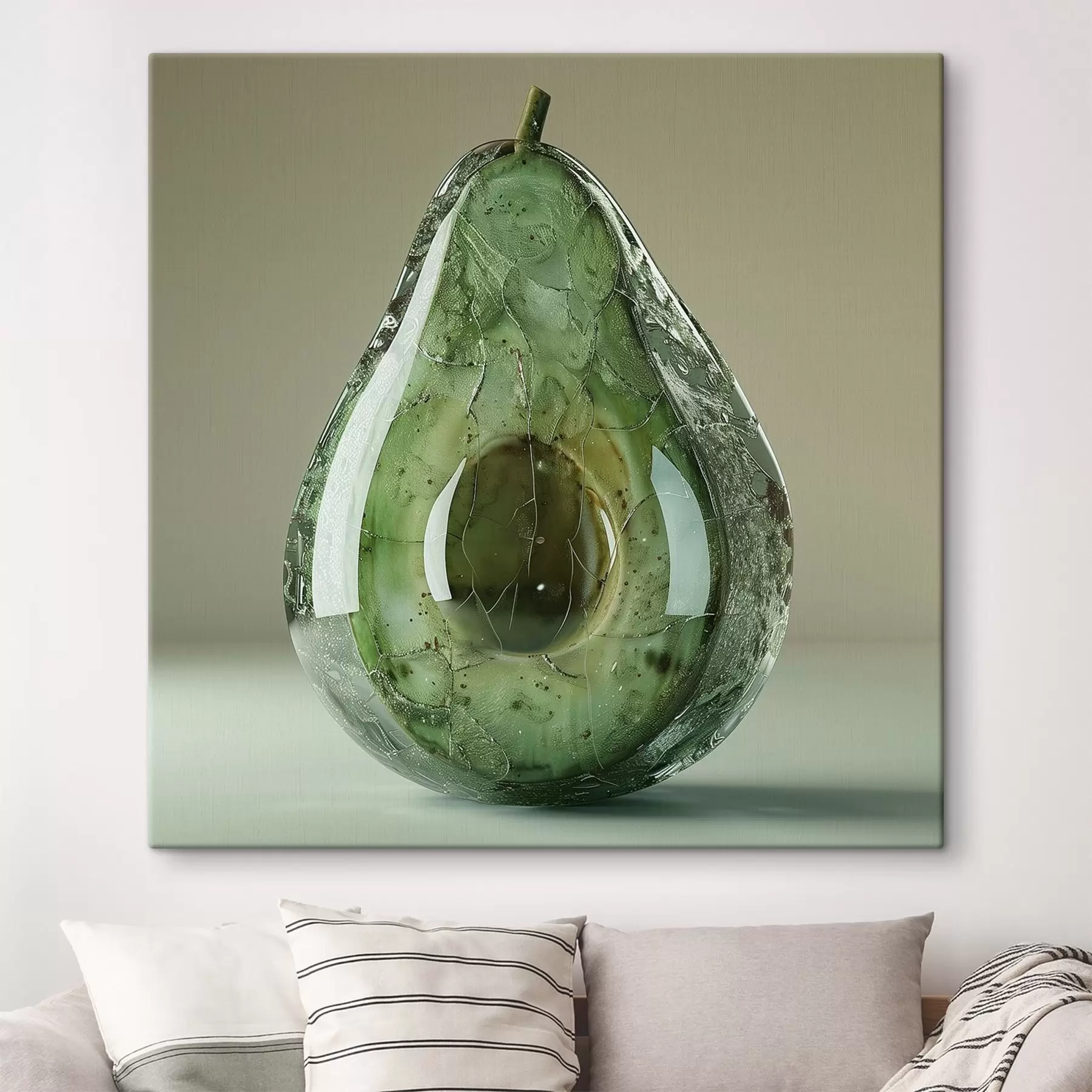 carta da parati Verdure, avocado in vetro nr. s42068
