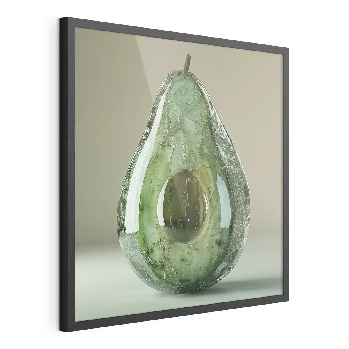 Poster Verdure, avocado in vetro f42068