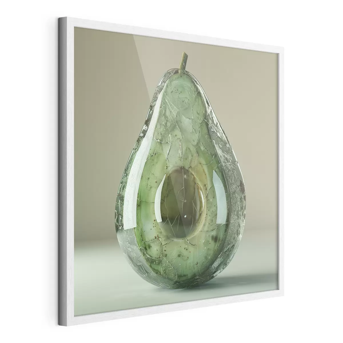 Poster Verdure, avocado in vetro f42068