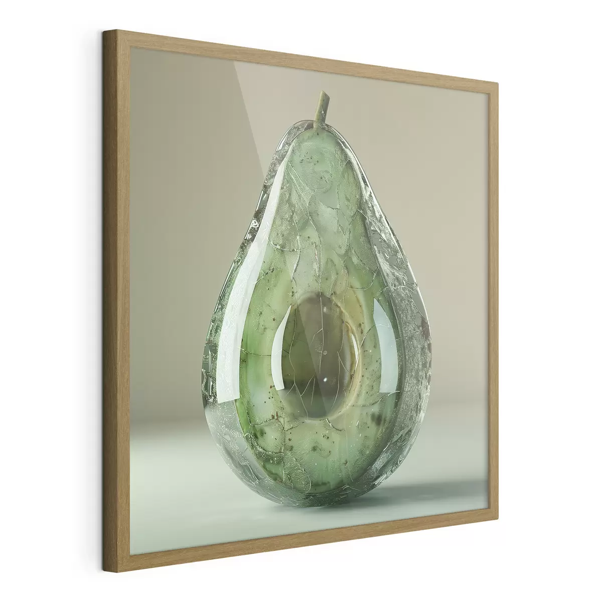 Poster Verdure, avocado in vetro f42068