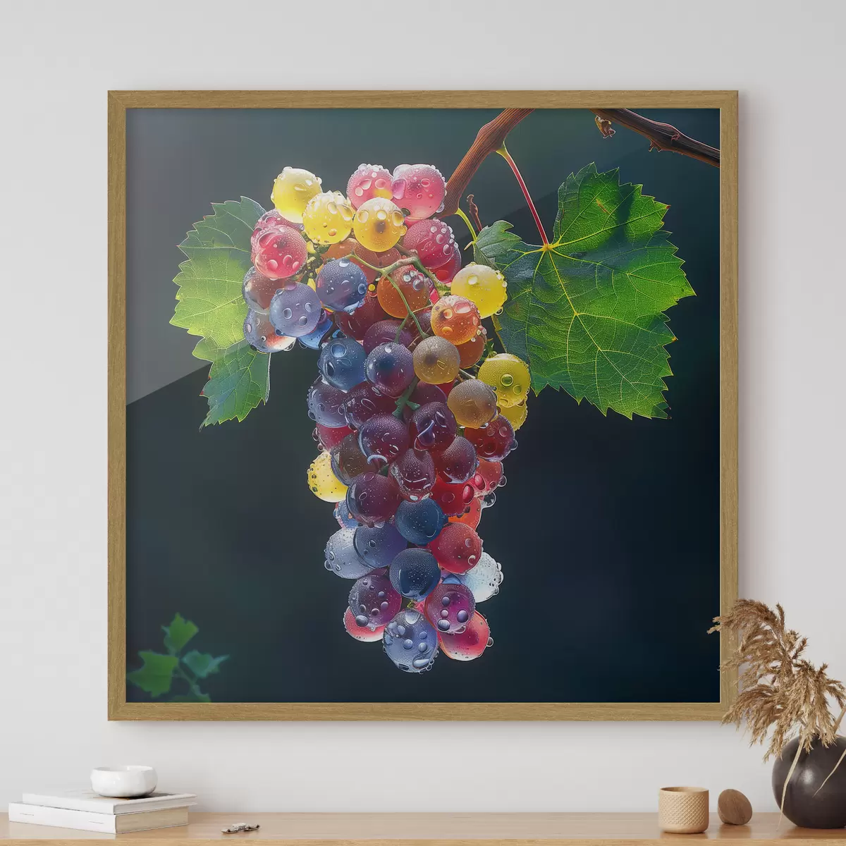 Poster Frutta, grappolo d'uva f42071
