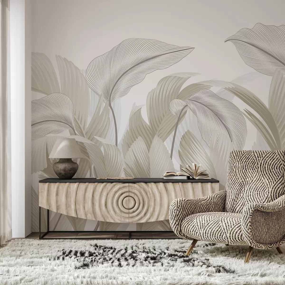 carta da parati Fogliame rigoglioso nr. w02508v4