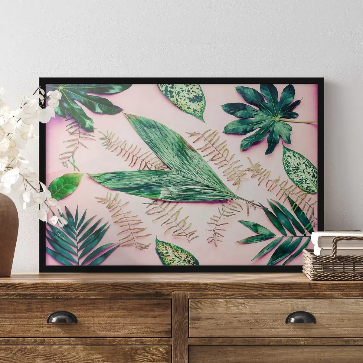 Poster Gruppo di foglie verdi f37297