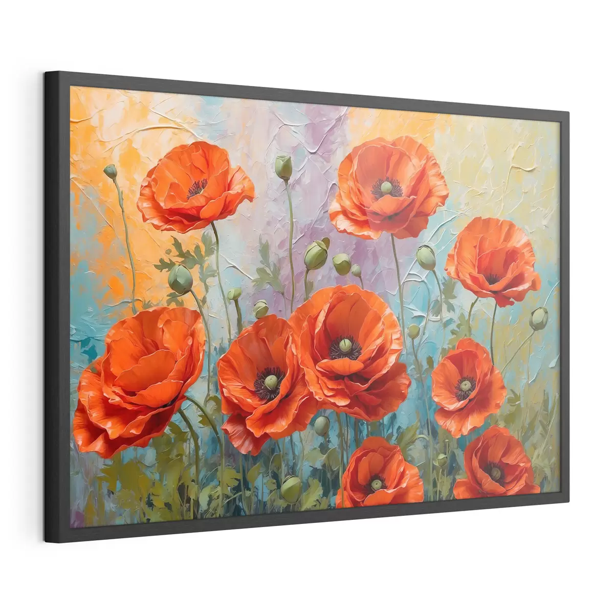Poster Immagine che mostra i fiori rossi f37805