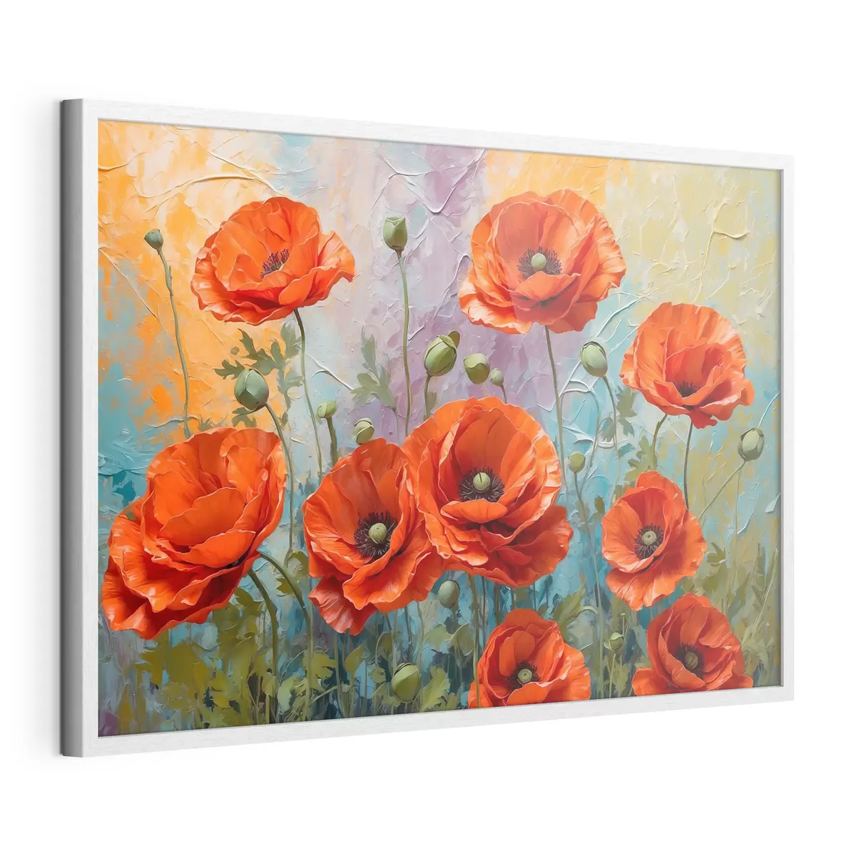 Poster Immagine che mostra i fiori rossi f37805