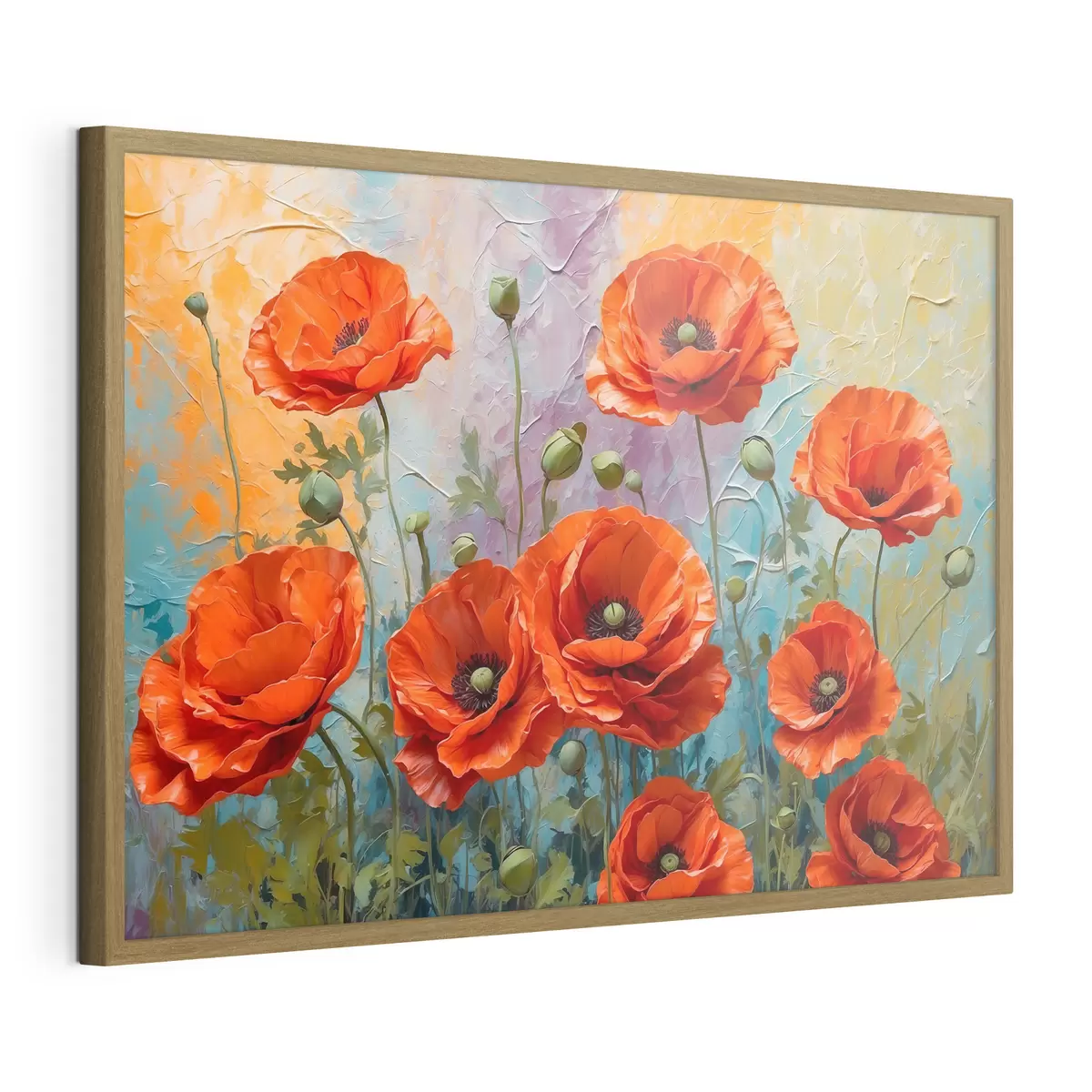 Poster Immagine che mostra i fiori rossi f37805