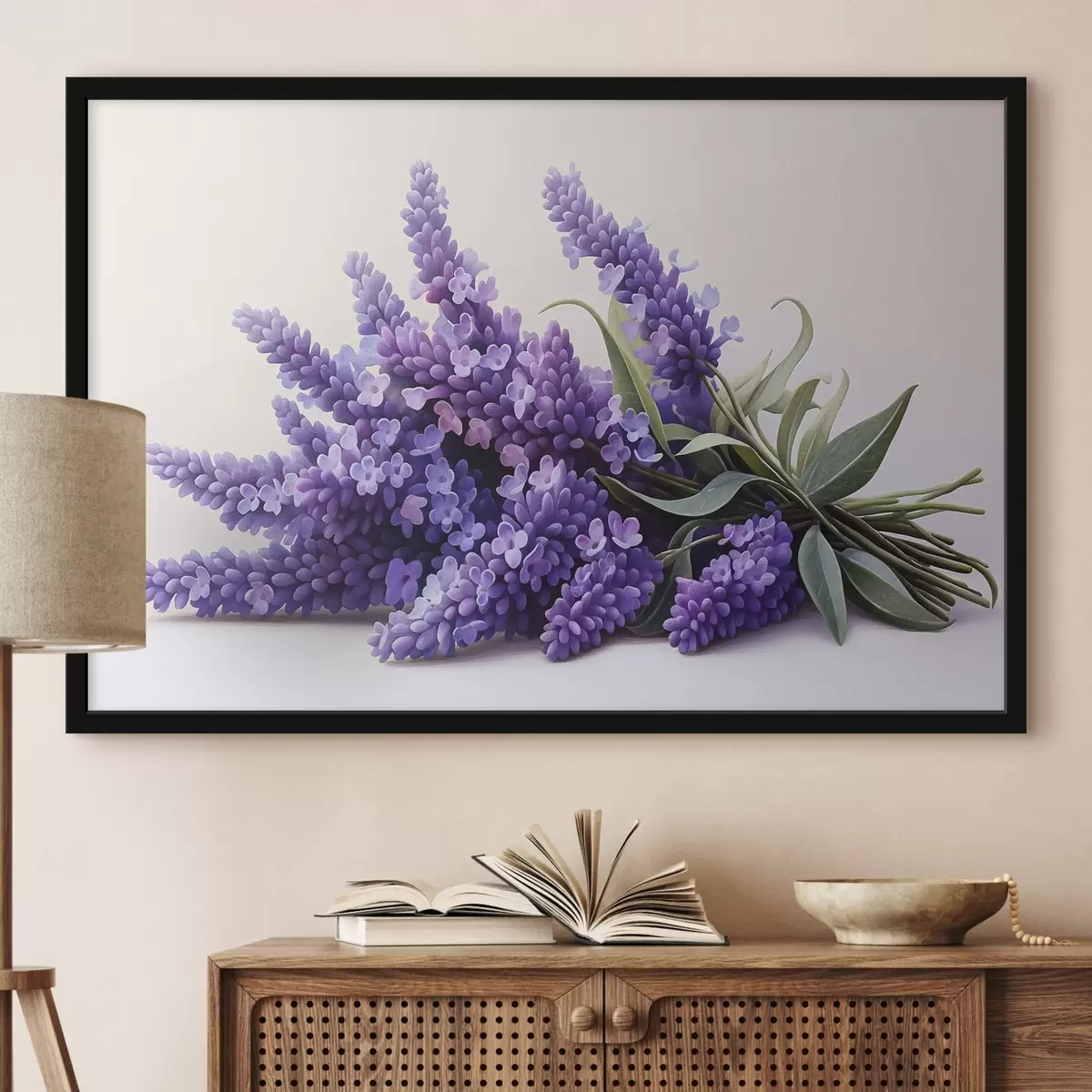 Poster Bouquet di fiori viola f38082