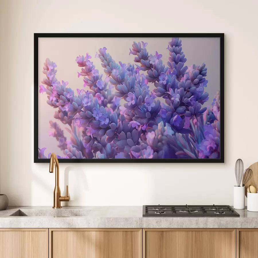 carta da parati Primo piano di fiori viola nr. f38084