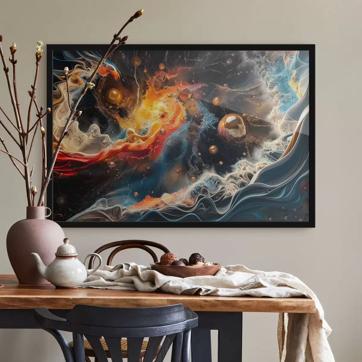 Poster Arte del pianeta colorato f38459