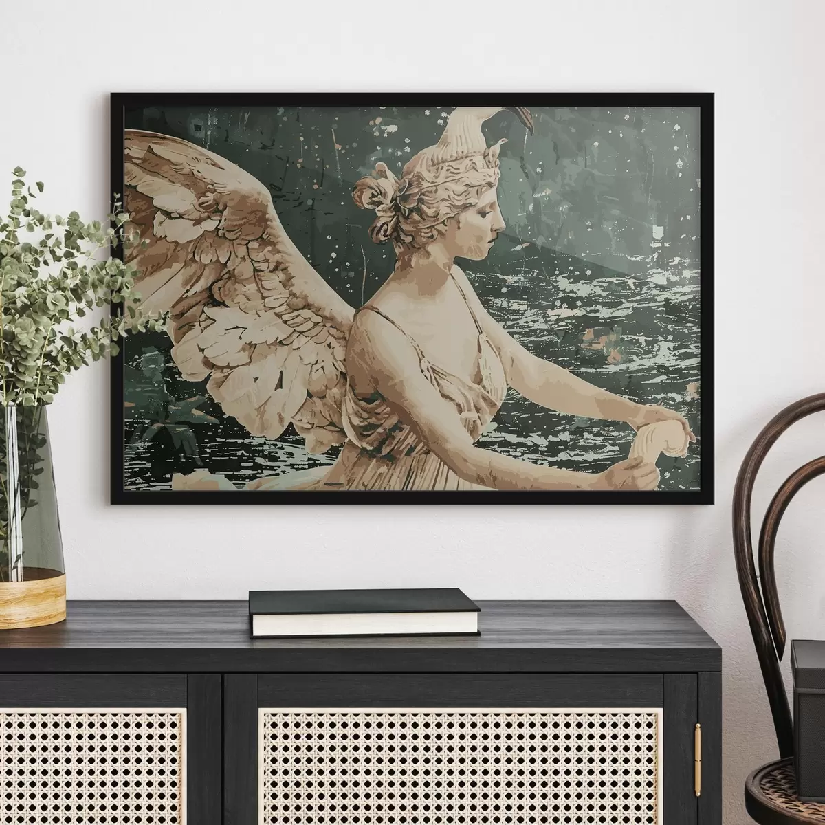 Poster La grazia angelica nell'arte senza tempo f38551