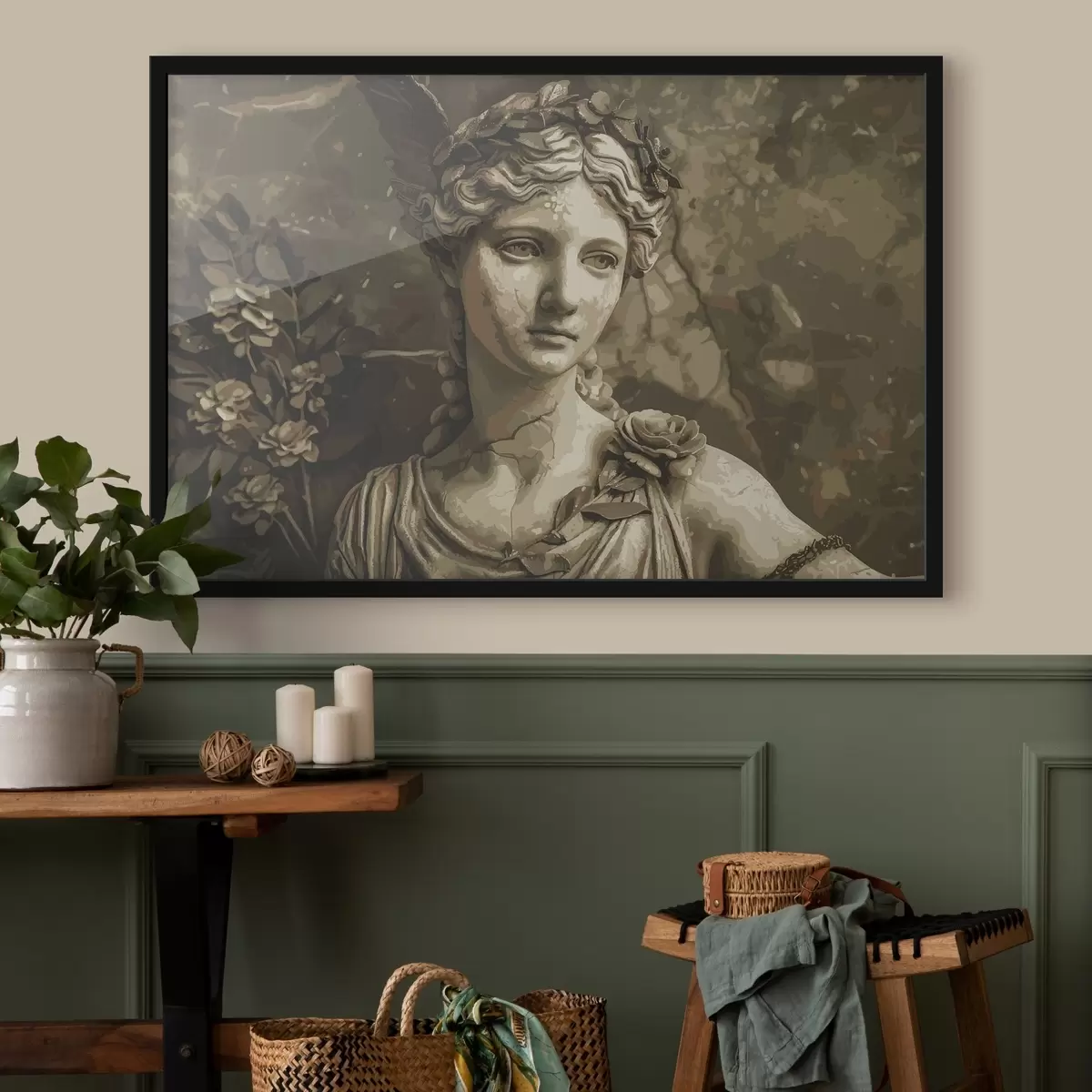 Poster Eleganza eterna in tonalità seppia f38552