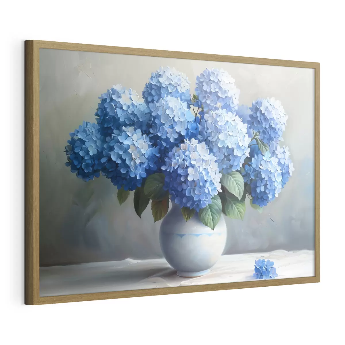 Poster Bellissime ortensie blu in vaso f38696