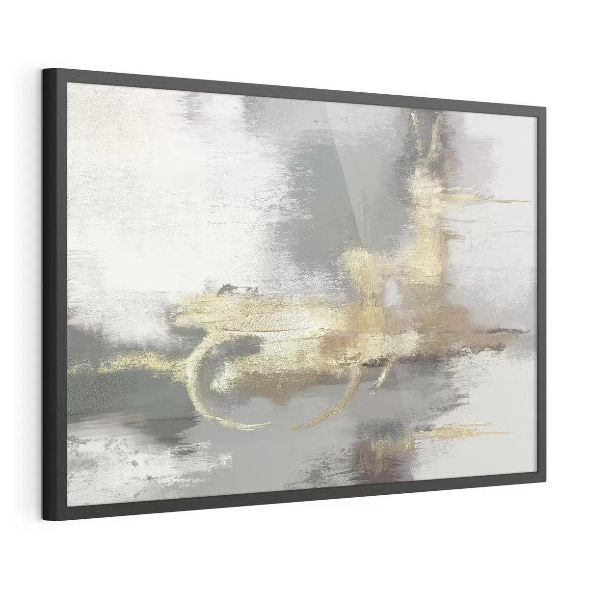 Poster Astrazione grigia strutturata con accenti luminosi f39106