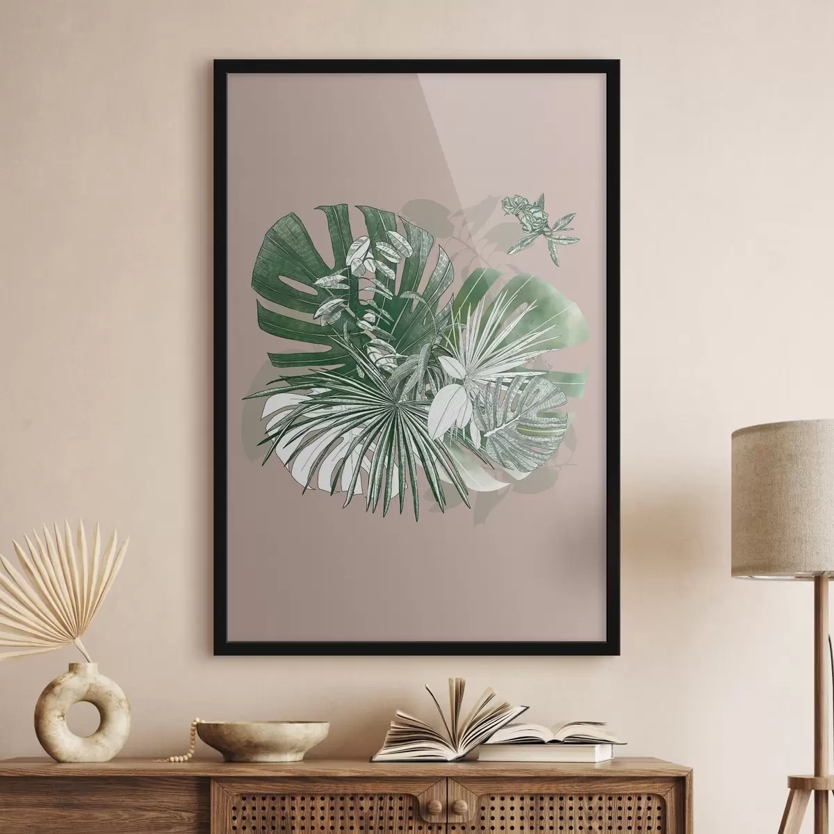 Poster Gruppo di foglie verdi f36718