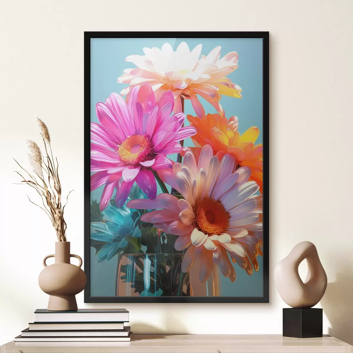 Poster Gruppo di fiori colorati f37250