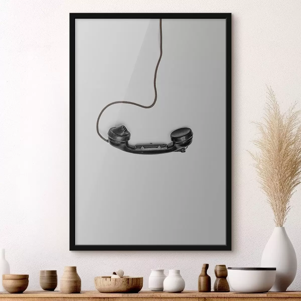 Poster Cornetta telefonica con cavo f37302