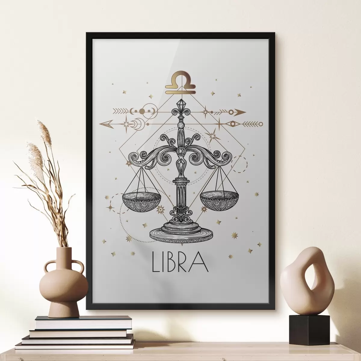 Poster Disegno del segno zodiacale della Bilancia f37305