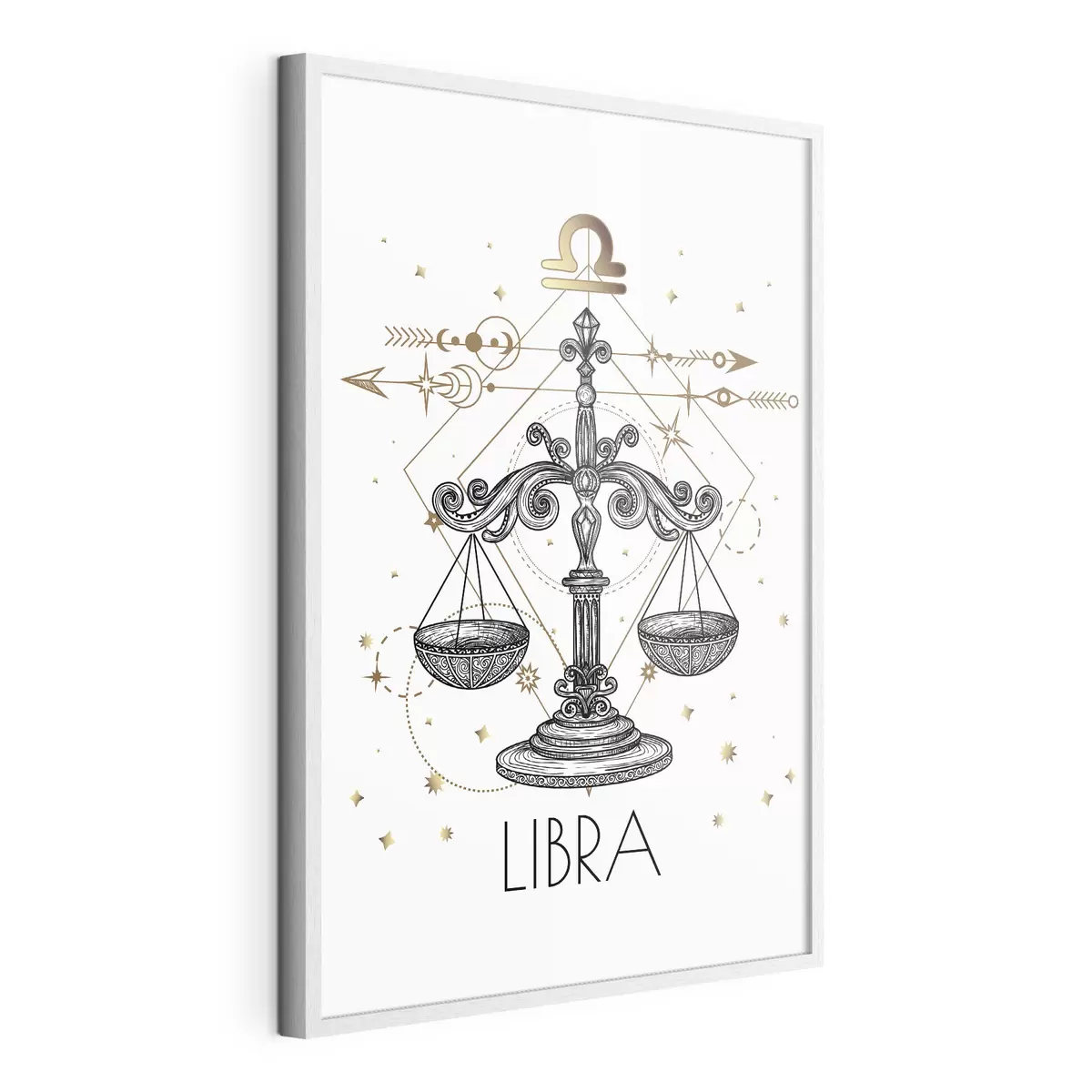 Poster Disegno del segno zodiacale della Bilancia f37305