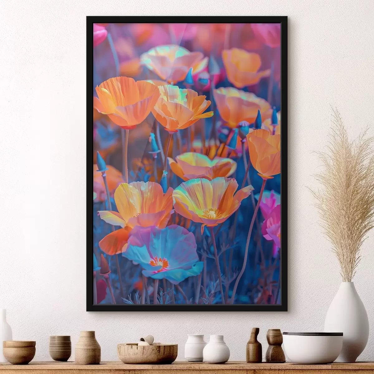 Poster Gruppo di fiori colorati f38159