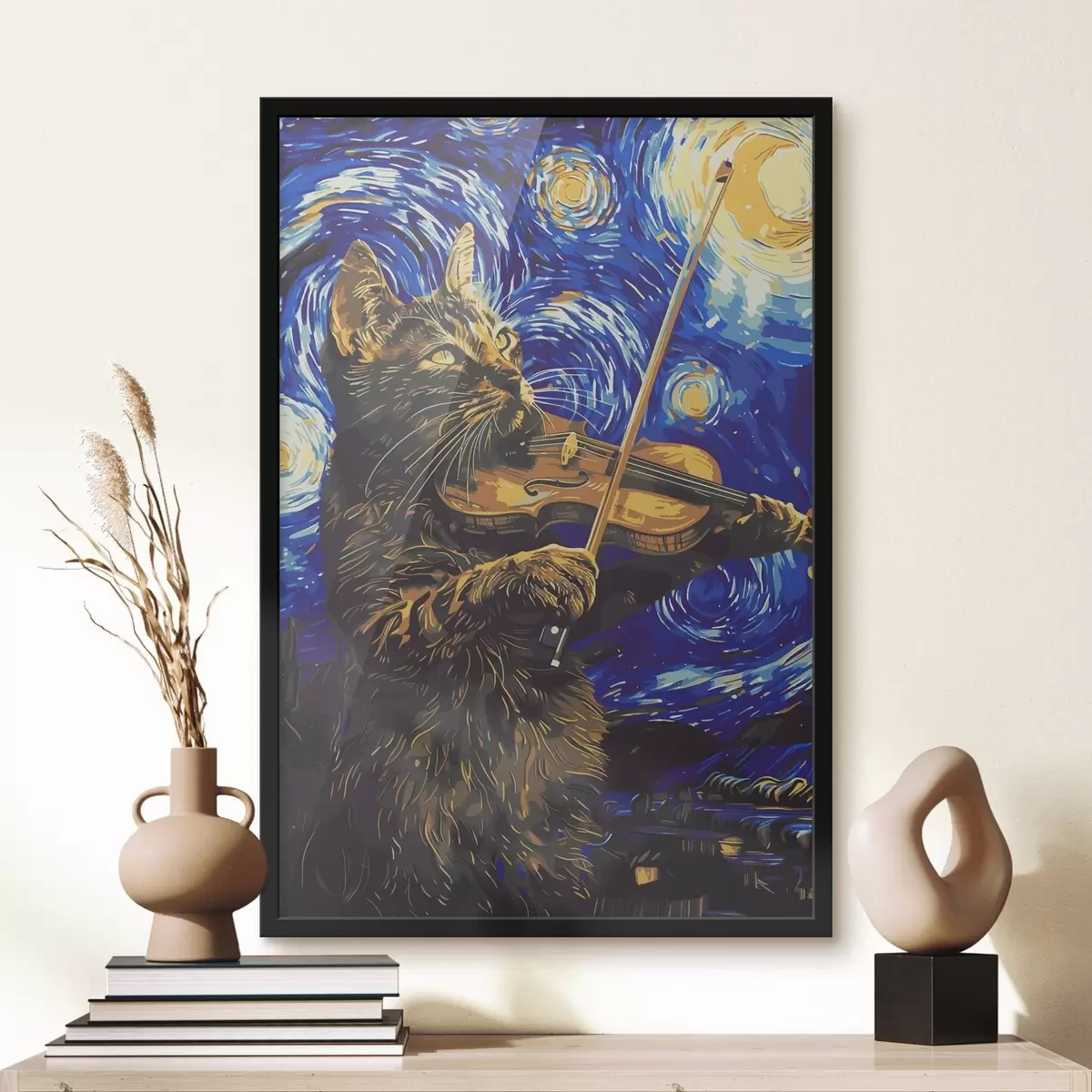 Poster Gatto che suona il violino f38265
