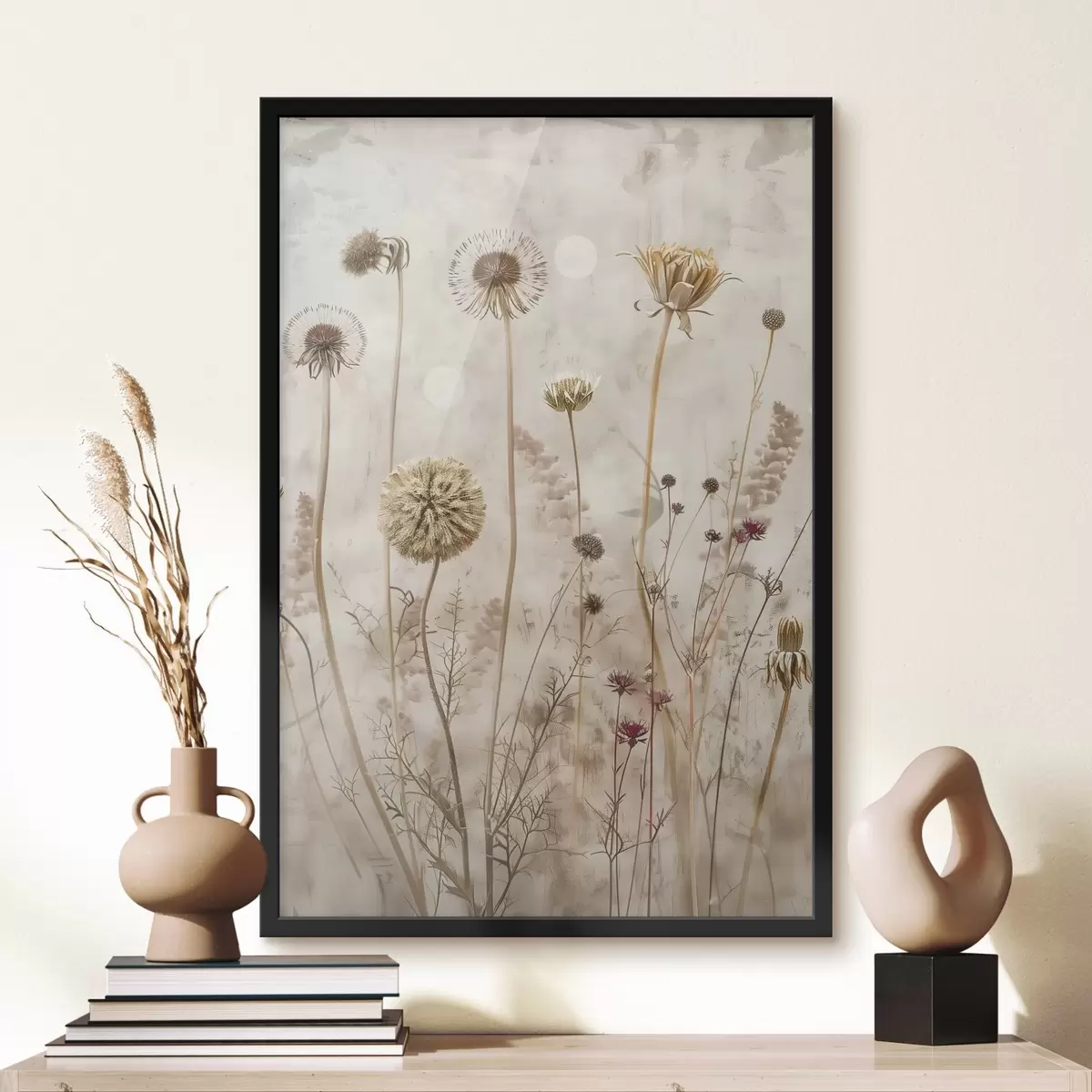 Poster Gruppo di fiori e piante f38629