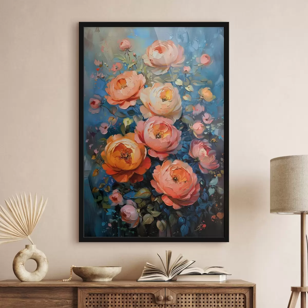 Poster Fioriture vibranti in perfetta armonia f38992