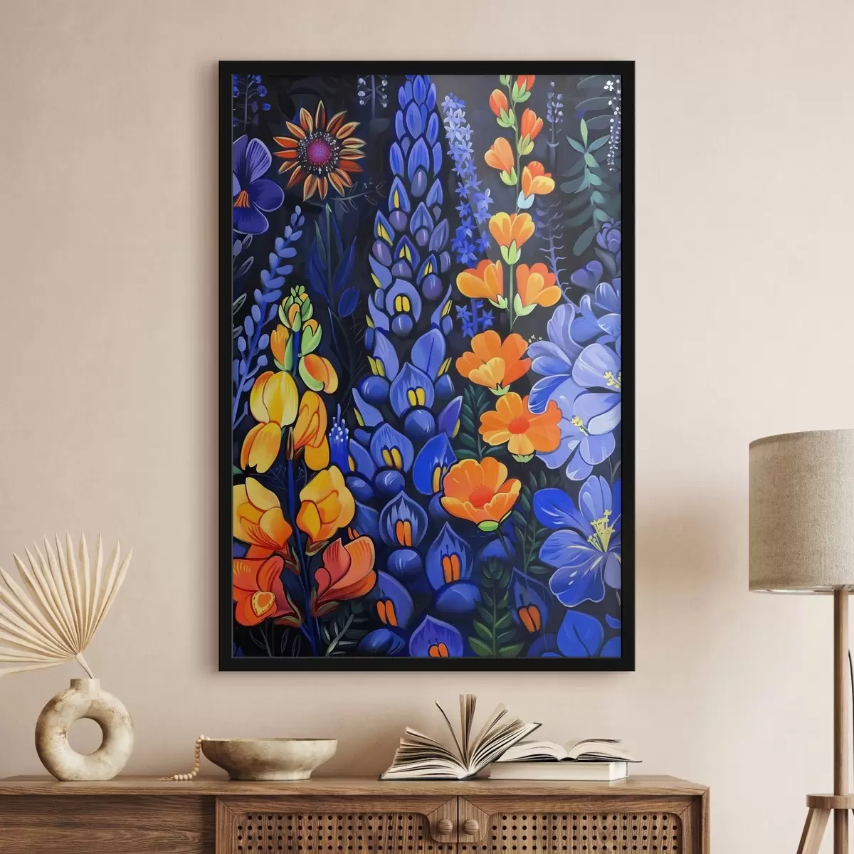 Poster Fioriture vivaci e ricche di colori f39042