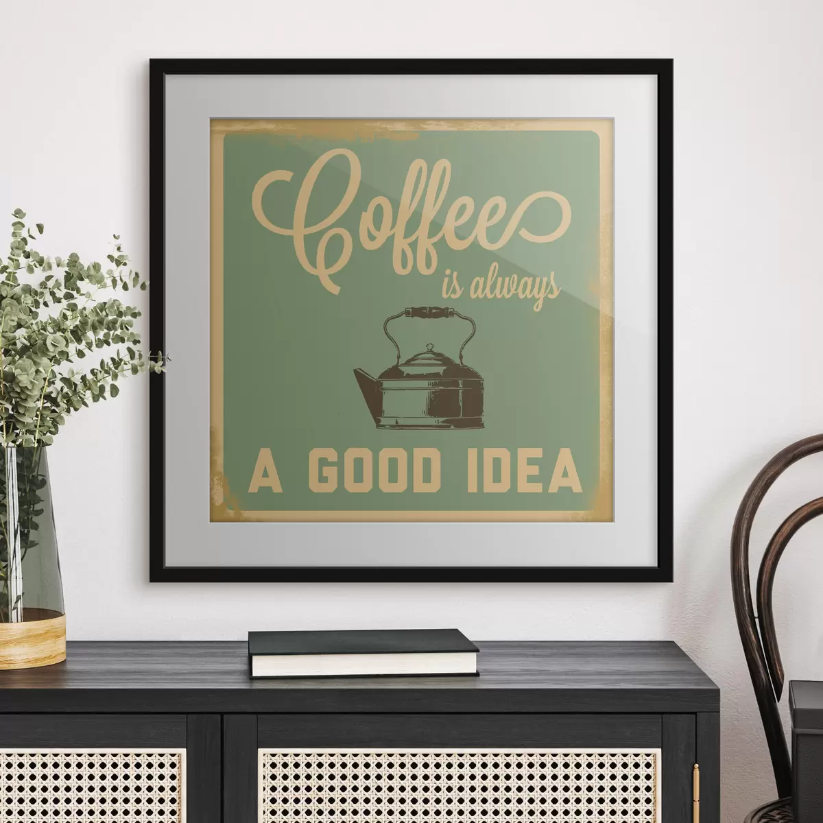 Poster Caffè e gioia f07842