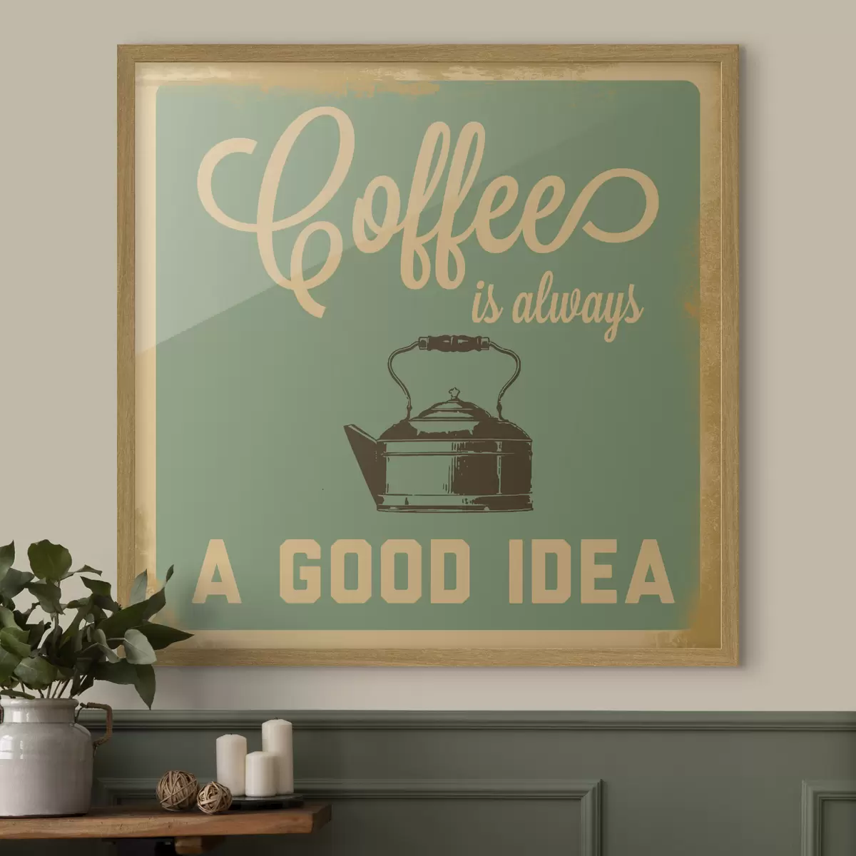 Poster Caffè e gioia f07842